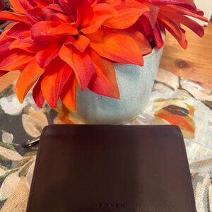 COACH Legacy Mahogany Smooth Leather Wallet - REDUCED